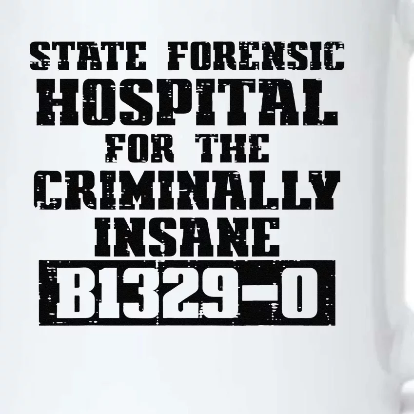 Criminally Insane Jail Inmate Prisoner Fun Halloween Costume Black Color Changing Mug