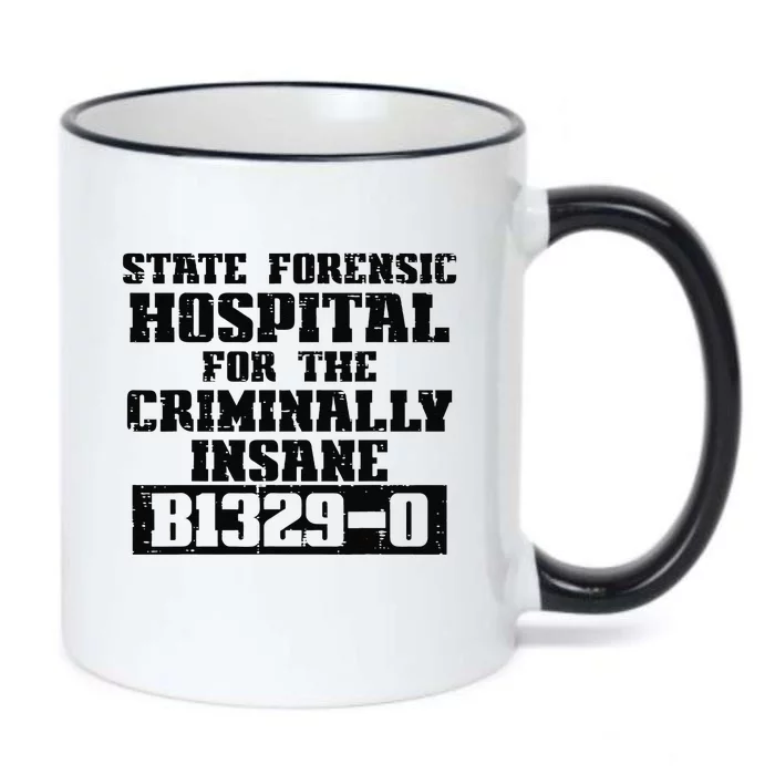 Criminally Insane Jail Inmate Prisoner Fun Halloween Costume Black Color Changing Mug