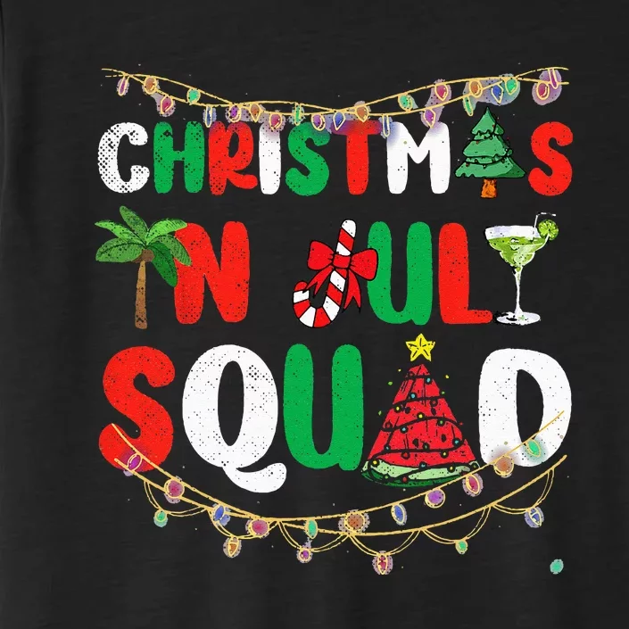 Christmas In July Squad Funny Summer Xmas ChromaSoft Performance T-Shirt