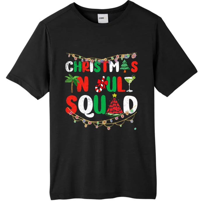 Christmas In July Squad Funny Summer Xmas ChromaSoft Performance T-Shirt