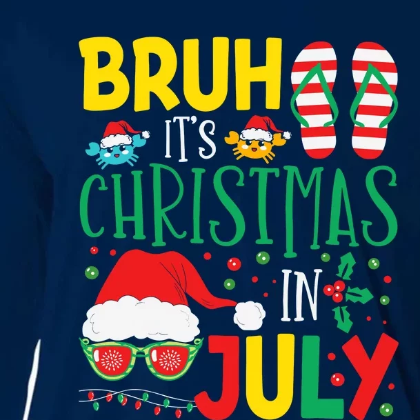 Christmas In Julys For Wo Bruh Summer Santa Cooling Performance Long Sleeve Crew