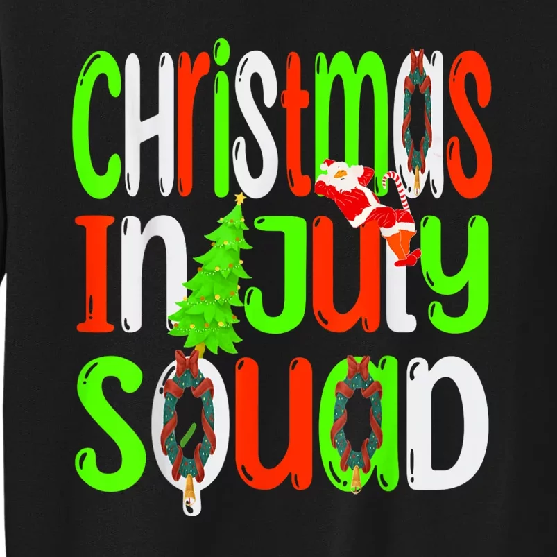 Christmas In July Squad Funny Summer Xmas Men Women Kids Sweatshirt