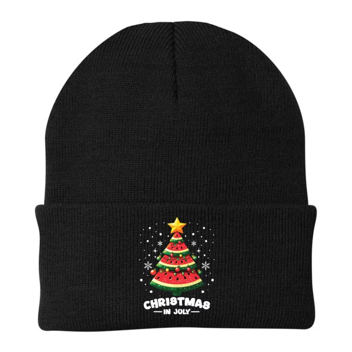 Christmas In July Watermelon Xmas Tree Summer Knit Cap Winter Beanie