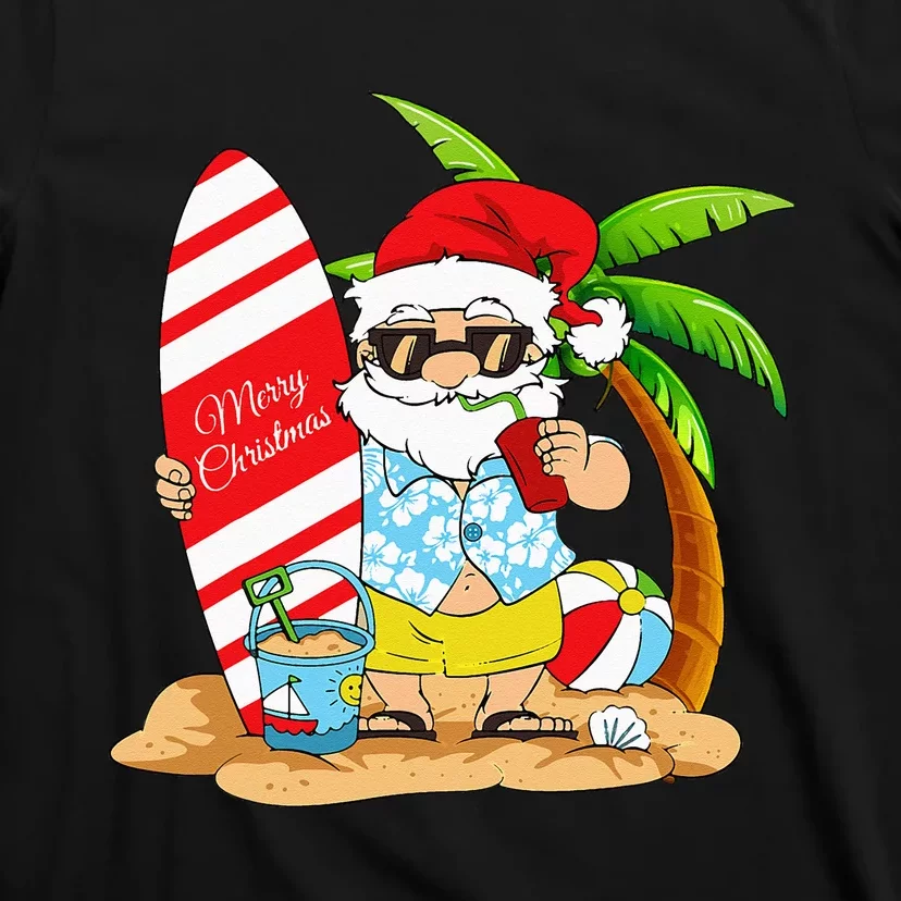 Christmas In July Summer Beach Vacation T-Shirt