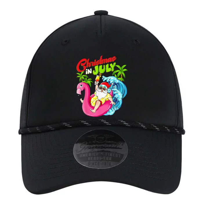 Christmas In July Santa Hawaiian Flamingo Summer Beach Xmas Performance The Dyno Cap