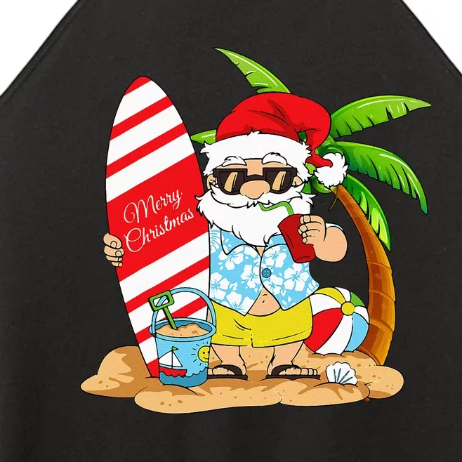 Christmas In July Summer Beach Vacation Women’s Perfect Tri Rocker Tank