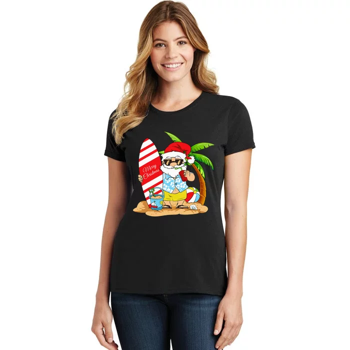 Christmas In July Summer Beach Vacation Women's T-Shirt