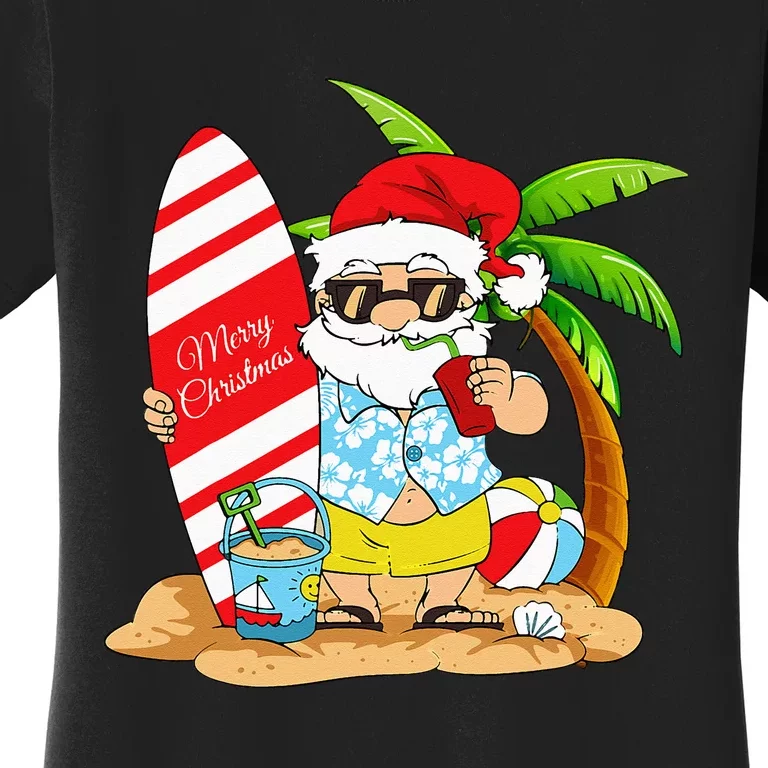 Christmas In July Summer Beach Vacation Women's T-Shirt