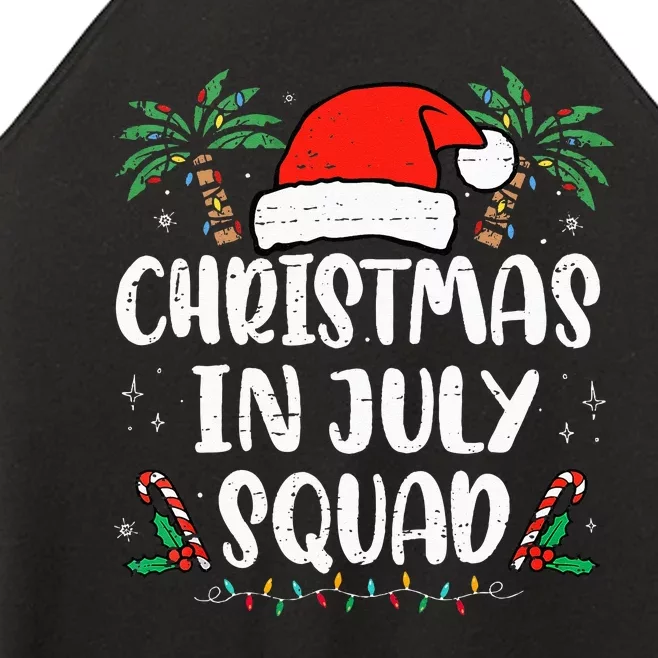 Christmas In July Squad Funny Summer Xmas Holiday Women’s Perfect Tri Rocker Tank