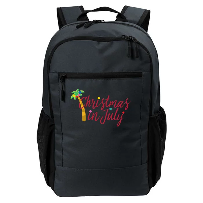 Christmas In July Palm Tree Daily Commute Backpack