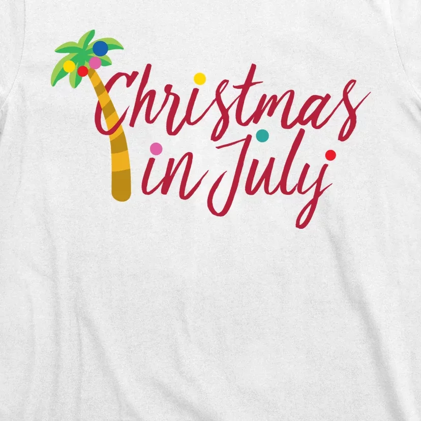 Christmas In July Palm Tree T-Shirt