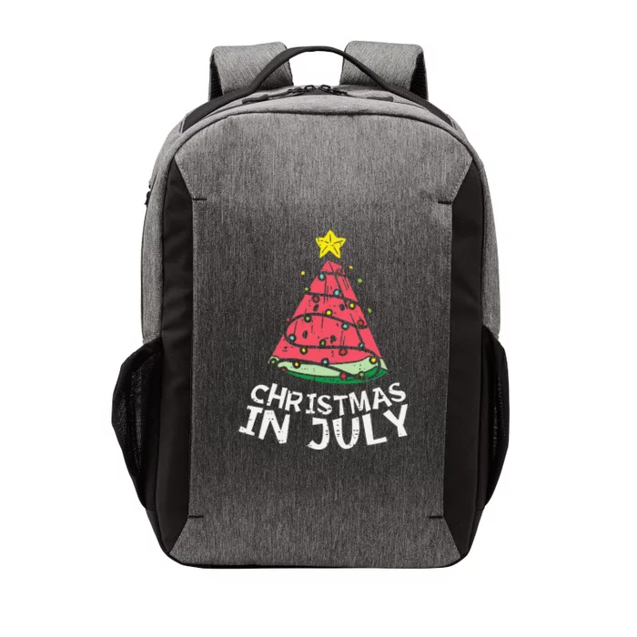 Christmas In July Watermelon Xmas Tree Summer Men Women Kids Vector Backpack