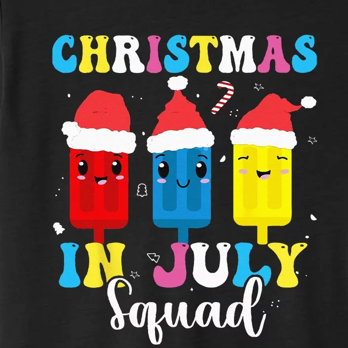 Christmas In July Squad Funny Summer Xmas ChromaSoft Performance T-Shirt