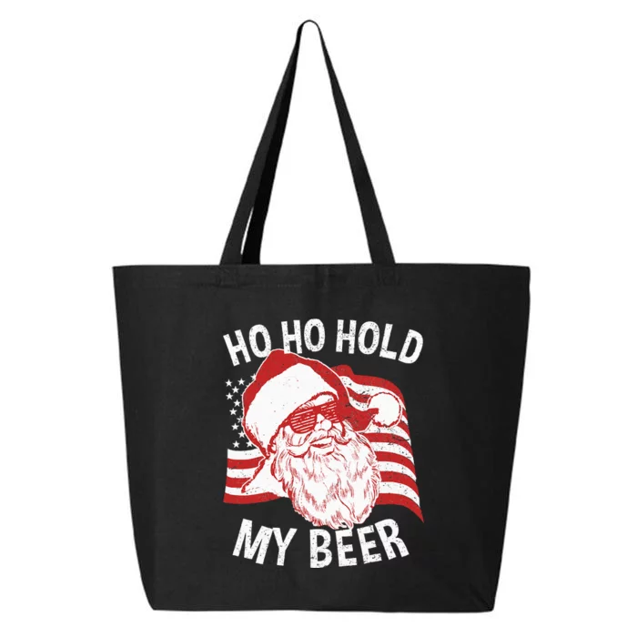 Christmas In July Santa Ho Ho Hold My Beer 25L Jumbo Tote