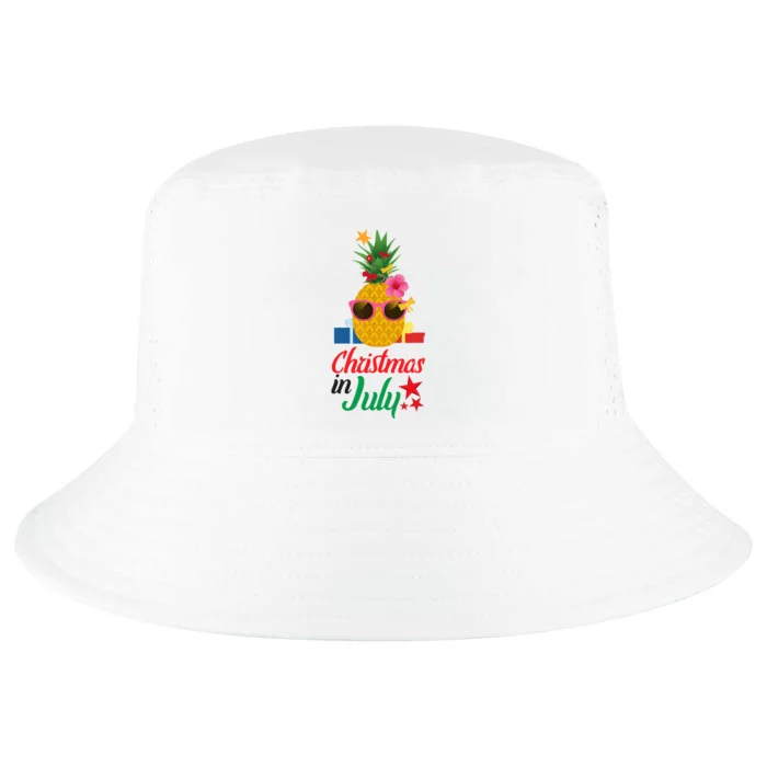 Christmas in July Funny PINEAPPLE Summer Xmas Gift Cool Comfort Performance Bucket Hat