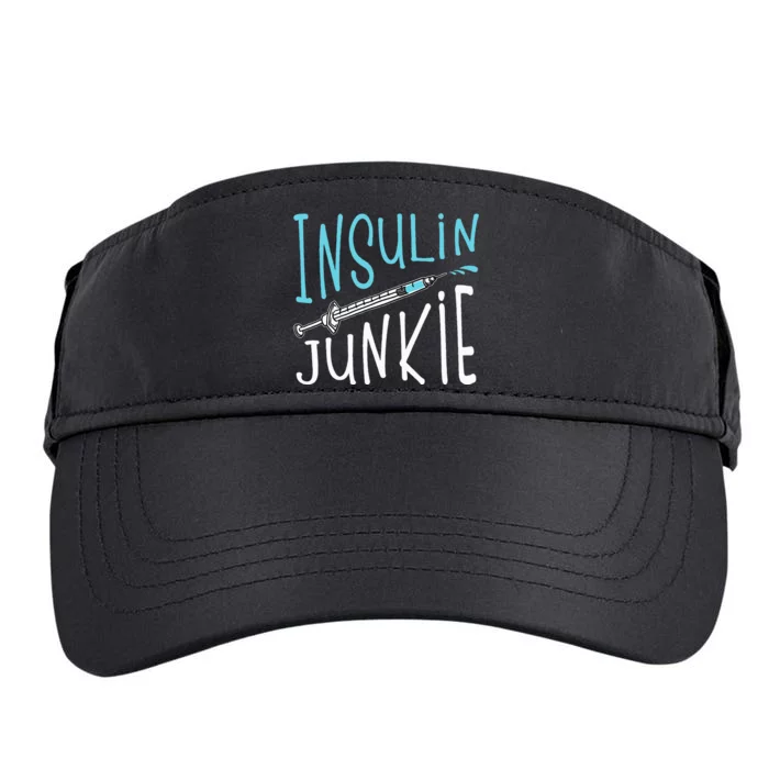 Cool Insulin Junkie Funny Diabetes Awareness Gift Adult Drive Performance Visor