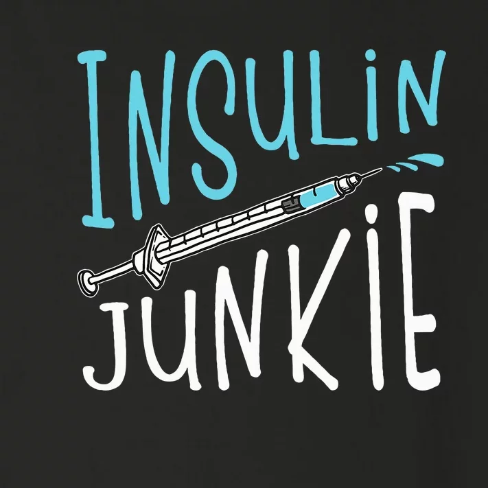 Cool Insulin Junkie Funny Diabetes Awareness Gift Toddler Long Sleeve Shirt