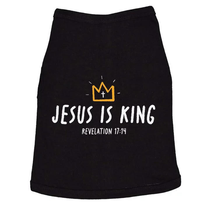 Christ Is King King Of Kings Lord Of Lords Doggie Tank