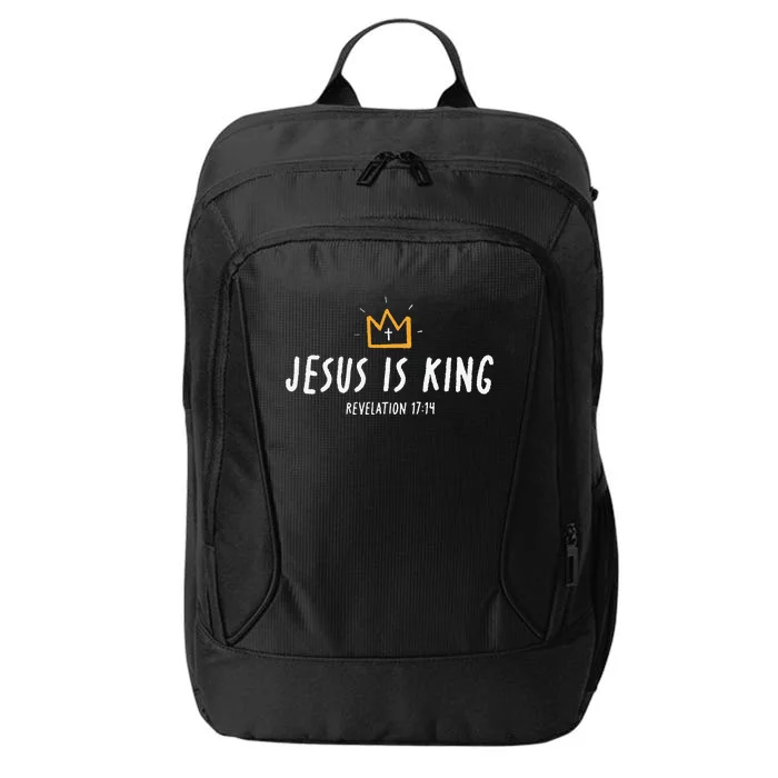 Christ Is King King Of Kings Lord Of Lords City Backpack