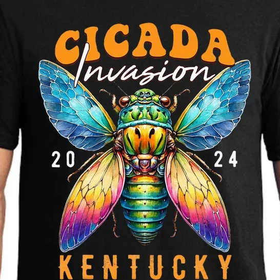 Cicada Invasion Kentucky 2024 Insect Broods Xix And Xiii Pajama Set