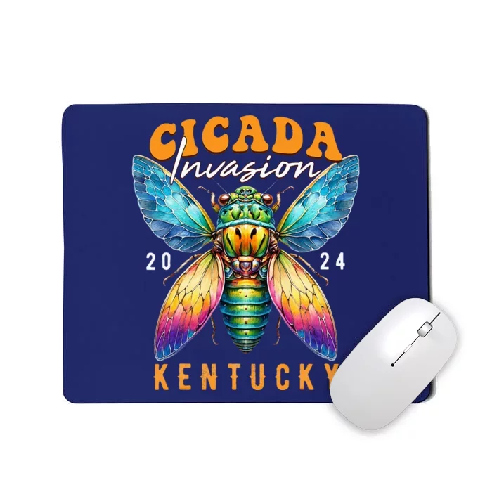 Cicada Invasion Kentucky 2024 Insect Broods Xix And Xiii Mousepad