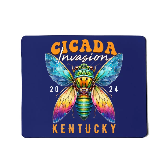 Cicada Invasion Kentucky 2024 Insect Broods Xix And Xiii Mousepad