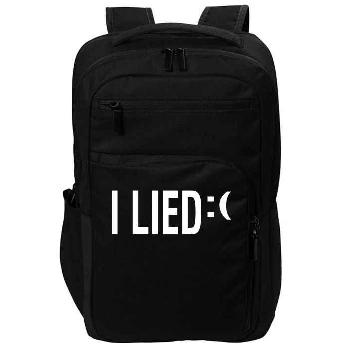 Clubgodzilla I Lied Impact Tech Backpack