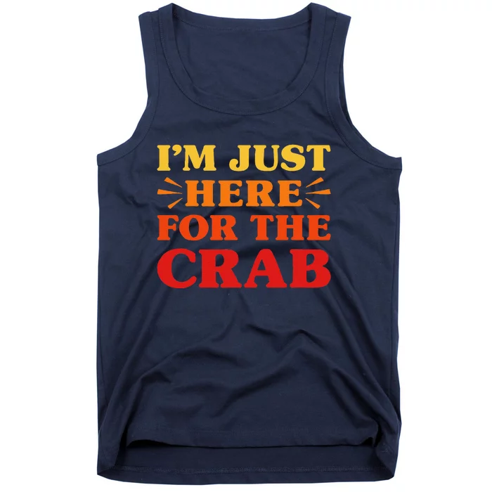 Crab I Love Crab Funny Food Lover Tank Top