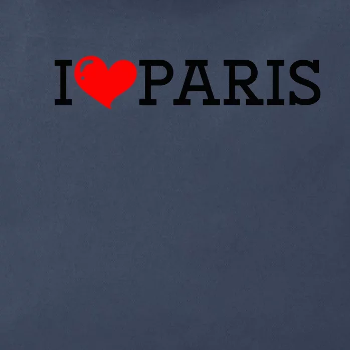 Cool I Love Paris Zip Tote Bag