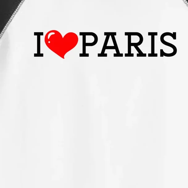 Cool I Love Paris Toddler Fine Jersey T-Shirt