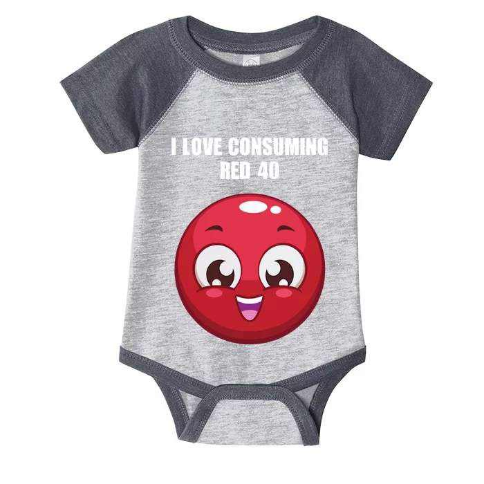 Cuntmama I Love Consuming Red 40 Infant Baby Jersey Bodysuit