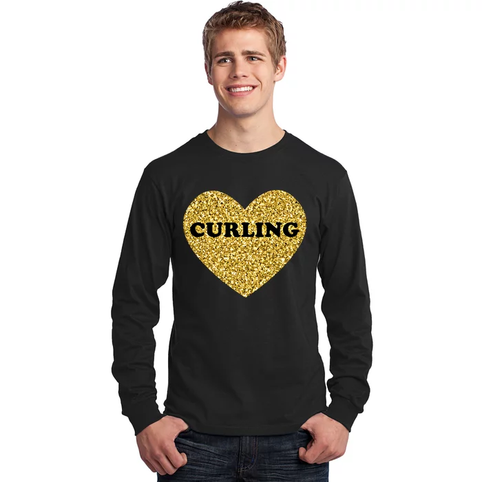 Curling I Love Curling Gift Long Sleeve Shirt