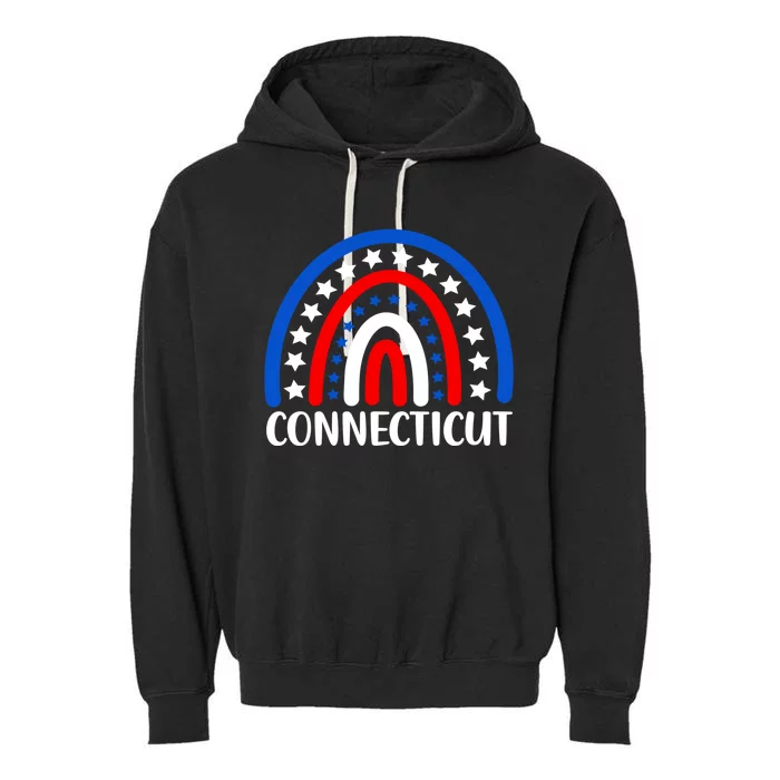 Connecticugift I Love Connecticut Usa Gift Garment-Dyed Fleece Hoodie