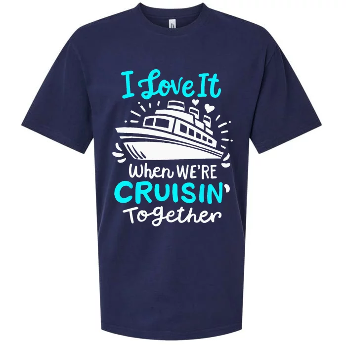 Cruise I Love It When Were Cruisin Together Sueded Cloud Jersey T-Shirt