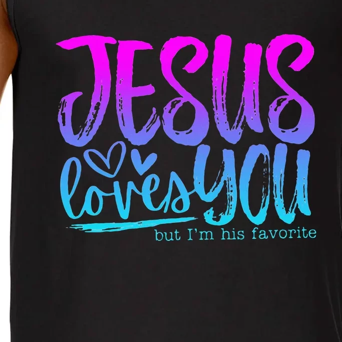 Christian I Love Jesus But I Cuss A Little Comfort Colors® Tank Top