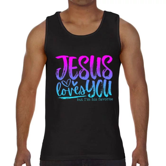 Christian I Love Jesus But I Cuss A Little Comfort Colors® Tank Top