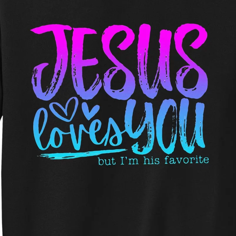 Christian I Love Jesus But I Cuss A Little Tall Sweatshirt