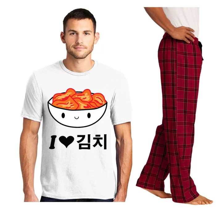 Cute I Love Kimchi South Korean Apparel Gift Idea Kpop Pajama Set