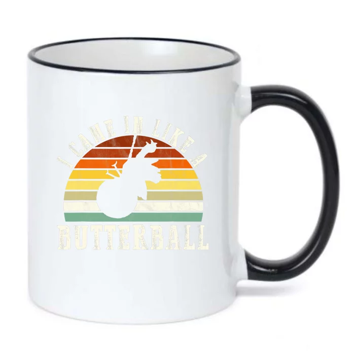 Came In Like A Butterball Funny Thanksgiving Black Color Changing Mug