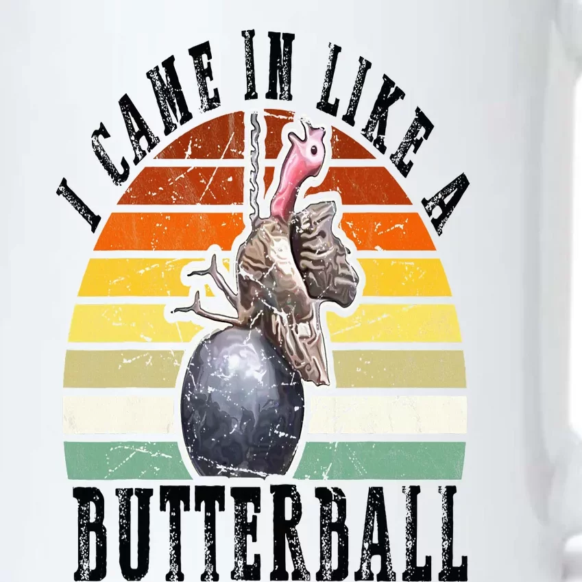 Came In Like A Butterball Funny Thanksgiving Black Color Changing Mug