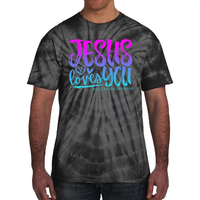 Christian I Love Jesus But I Cuss A Little Tie-Dye T-Shirt