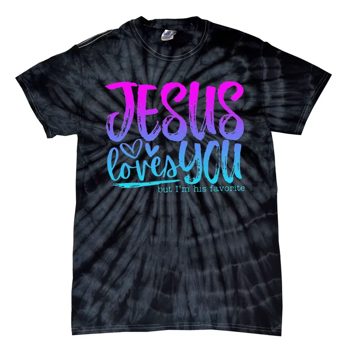 Christian I Love Jesus But I Cuss A Little Tie-Dye T-Shirt