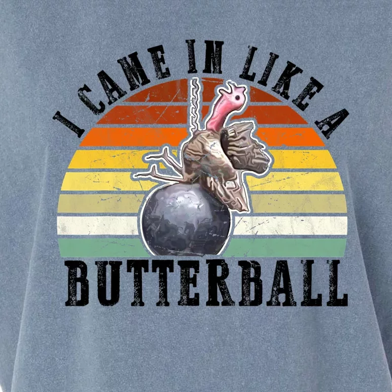 Came In Like A Butterball Funny Thanksgiving Garment-Dyed Women's Muscle Tee