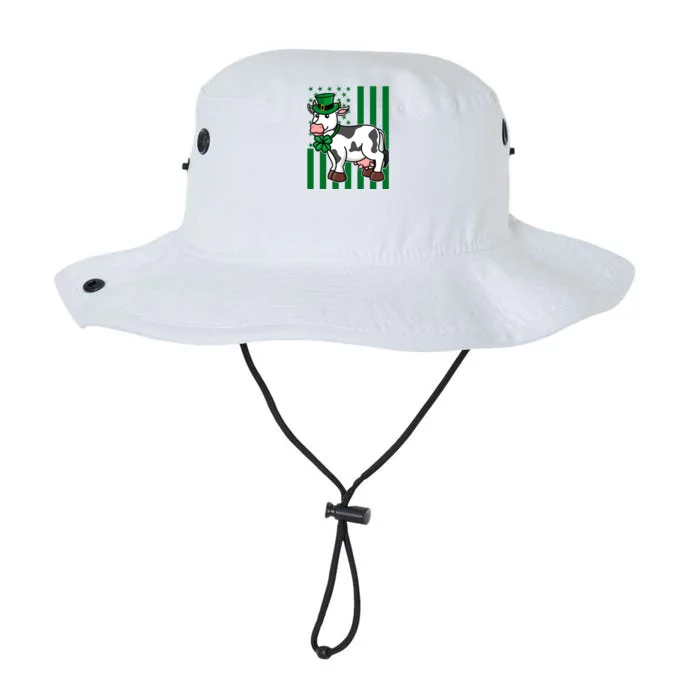 Cow In Leprechaun Hat American Flag Great Gift Legacy Cool Fit Booney Bucket Hat