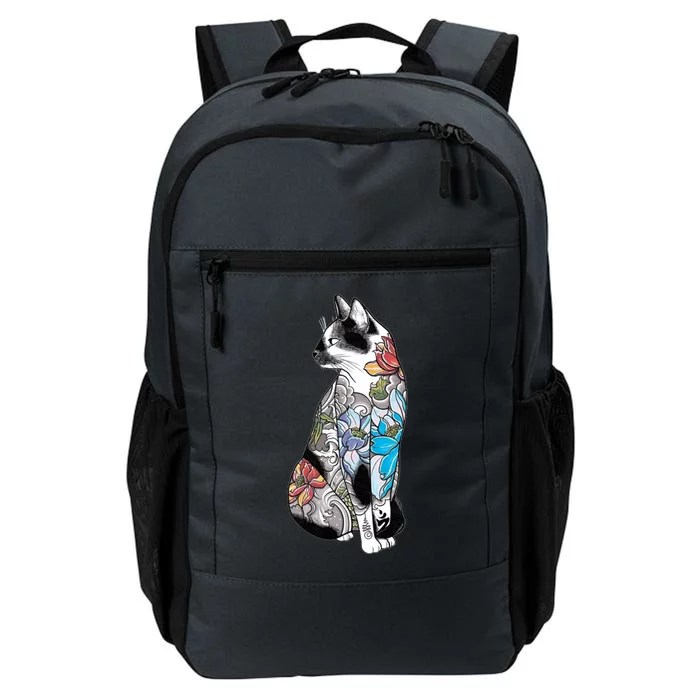 Cat In Lotus Tattoo Daily Commute Backpack