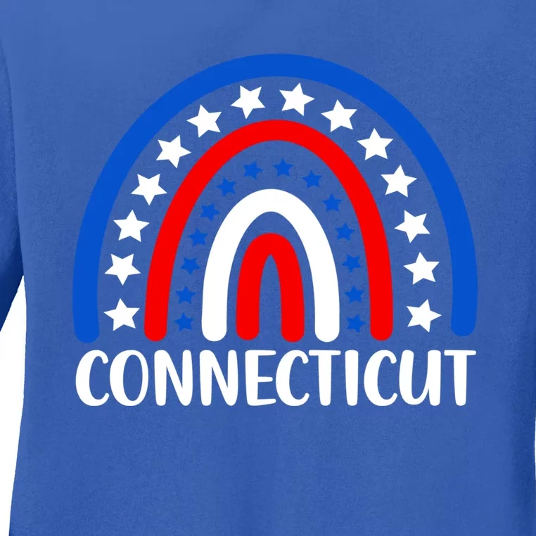 Connecticugift I Love Connecticut Usa Gift Ladies Long Sleeve Shirt