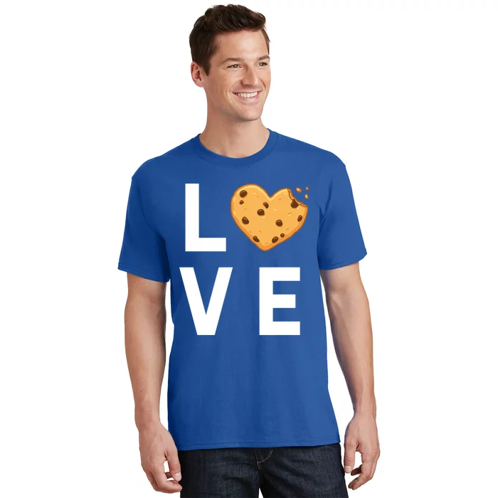 Cute I Love Chocolate Chip Cookies Gift T-Shirt