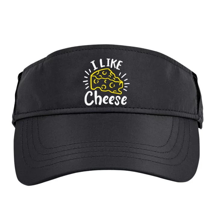 Cheese I Like Cheese Adult Drive Performance Visor