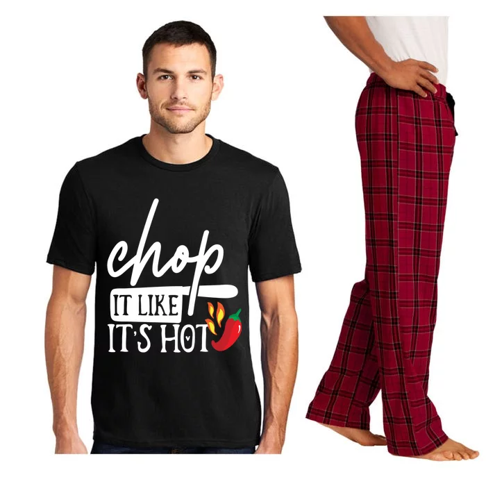 Chop It Like Its Hot Pepper Funny Chef Design Cute Gift Pajama Set