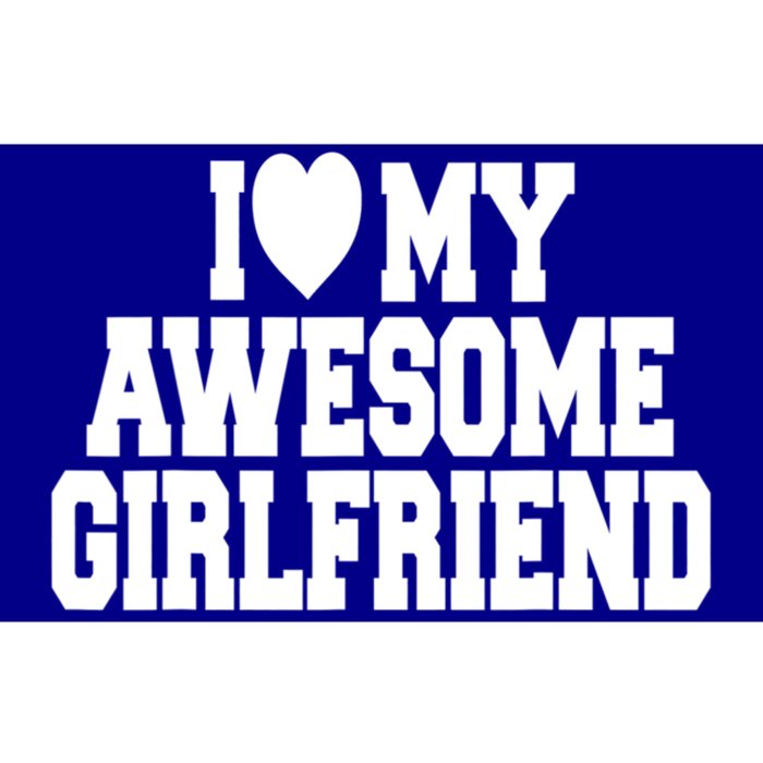 Cute I Love My Awesome Friend Couples Valentines Day Gift Bumper Sticker